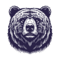 bear vector, bear silhouette