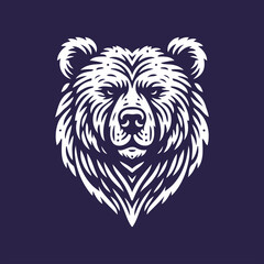 bear vector, bear silhouette