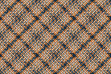 Seamless pattern of scottish tartan plaid. Repeatable background with check fabric texture. Vector backdrop striped textile print.