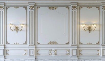 Luxurious Interior Design with Molding