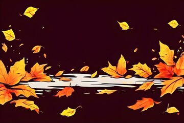 autumn leaves background
(Generative AI)