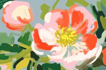Flower painting art backgrounds.