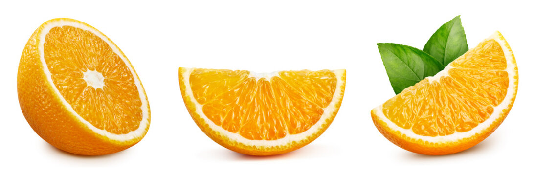 Orange isolated on white background