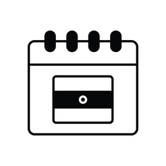 Calendar vector icon 