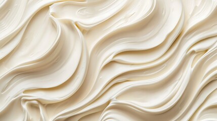 Fototapeta premium A close-up shot of a delicious-looking cake with creamy frosting, perfect for food photography or as a design element