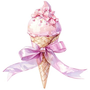 recommend clip art: Coquette ice cream dessert wedding creme.