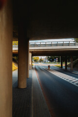 under the bridge, bridge, streets, urban infrastructure