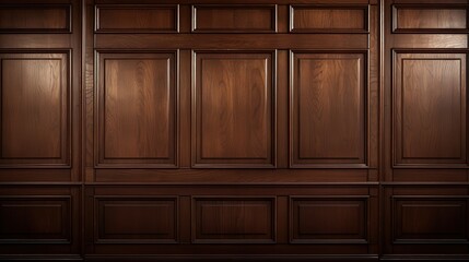 Dark Wood Paneling Wall