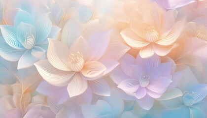very delicate flowers of different colors
