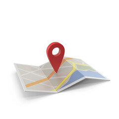 3D Realistic Location map pin gps pointer markers vector illustration for destination.
