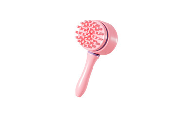 Cartoon barber's combs, hairdressing and beauty, 3d rendering.
