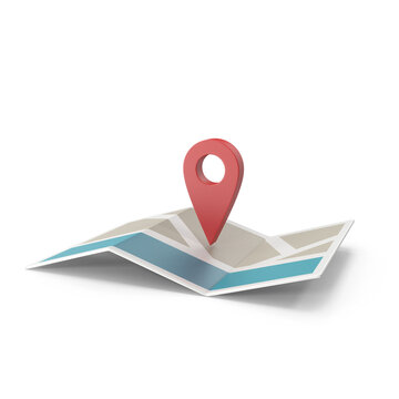 3D Realistic Location map pin gps pointer markers vector illustration for destination.