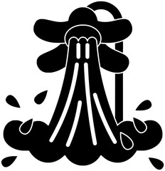 summer illustration pool silhouette water logo swim icon splash outline fun resort recreation aqua park play outdoor slide holiday shape leisure vacation child for vector graphic background