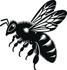 Busy honey bees buzz tirelessly, pollinating flowers and producing golden honey.