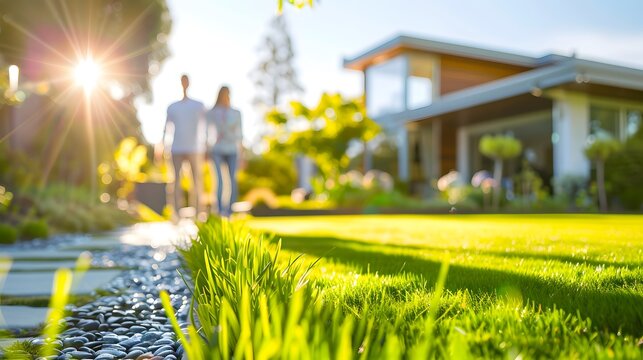 Bright and Spacious Open House Event: Visitors Touring Beautiful Property for Sale