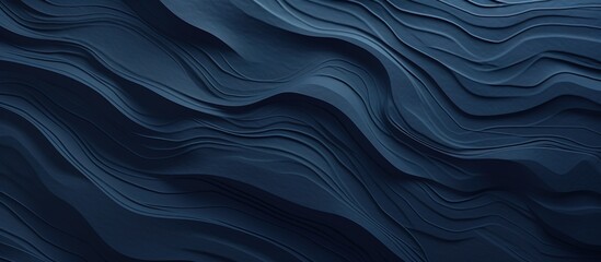 Obraz premium Abstract Wavy Background in Shades of Blue