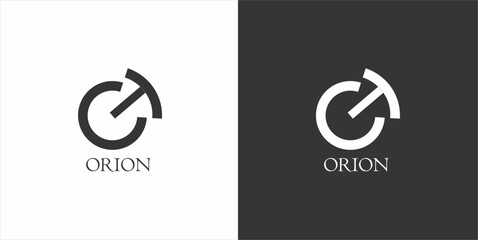 ORION CONSTELLATION LOGO WITH BLACK AND WHITE BACKGROUND