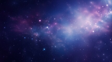 Abstract background of the night sky with stars and nebula