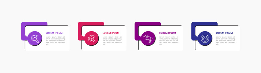 modern colorful multipurpose infographic template for presentation

