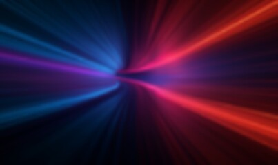Obraz premium Vibrant Abstract Background with Colorful Rays of Light and Neon Lines in Motion Blur