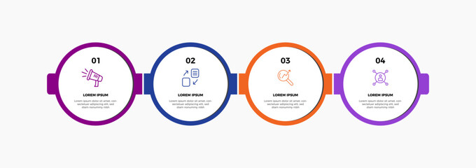 modern colorful multipurpose infographic template for presentation

