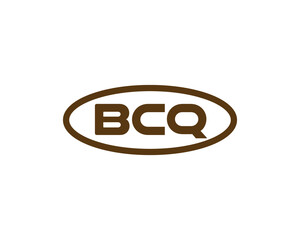 BCQ logo design vector template. BCQ logo design.