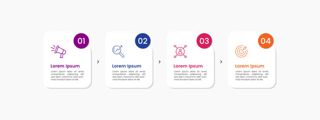 modern colorful multipurpose infographic template for presentation
