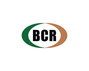 BCR logo design vector template. BCR logo design.