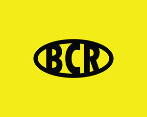 BCR logo design vector template. BCR logo design.