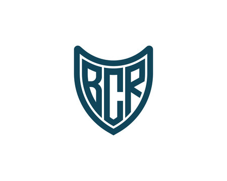 BCR logo design vector template. BCR logo design.