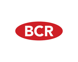 BCR logo design vector template. BCR logo design.