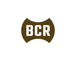 BCR logo design vector template. BCR logo design.