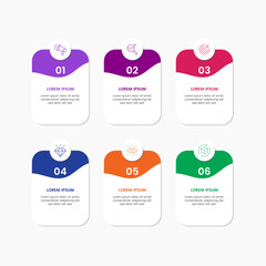 modern colorful multipurpose infographic template for presentation
