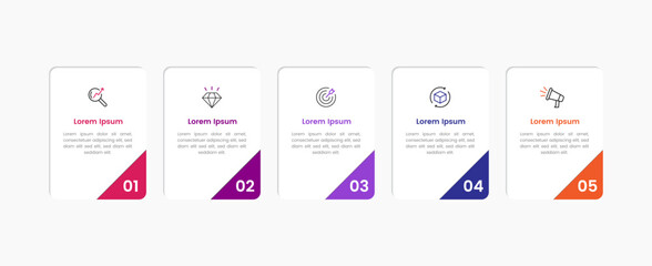 modern colorful multipurpose infographic template for presentation
