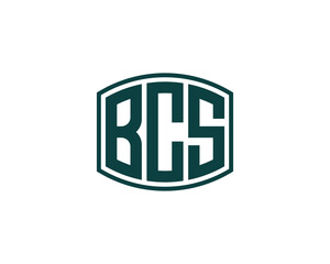 BCS logo design vector template. BCS logo design.