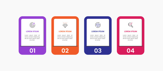 modern colorful multipurpose infographic template for presentation
