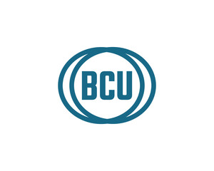 BCU logo design vector template. BCU logo design.