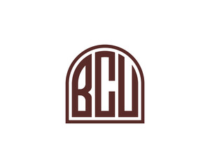 BCU logo design vector template. BCU logo design.