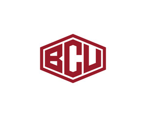 BCU logo design vector template. BCU logo design.