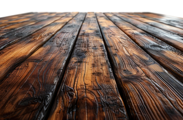 Wooden texture isolated on a transparent background for web banner, wallpaper