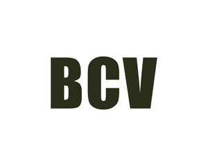 BCV logo design vector template. BCV Logo design.