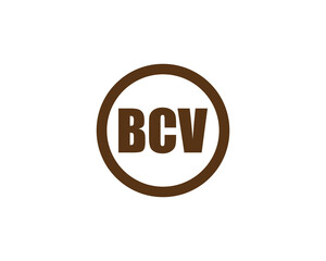 BCV logo design vector template. BCV Logo design.