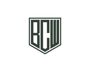 BCW logo design vector template. BCW logo design.