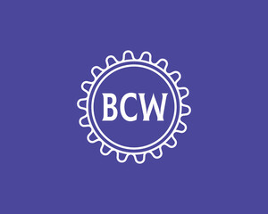 BCW logo design vector template. BCW logo design.