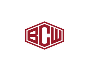 BCW logo design vector template. BCW logo design.