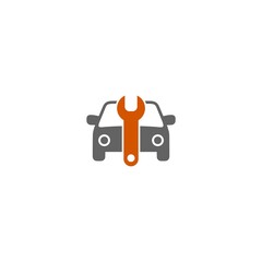 Gear Repair Service icon isolated on white background