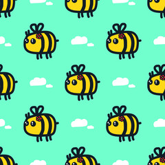 Buzzy Sky pattern for prints