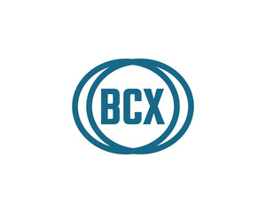 BCX logo design vector template
