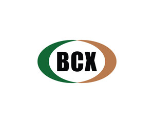 BCX logo design vector template