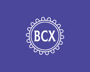 BCX logo design vector template